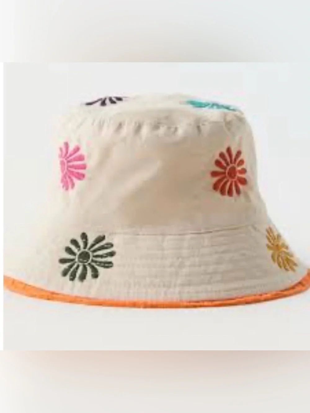 Zara Girls Printed Cotton Bucket
Hat(Size 6-9yrs)